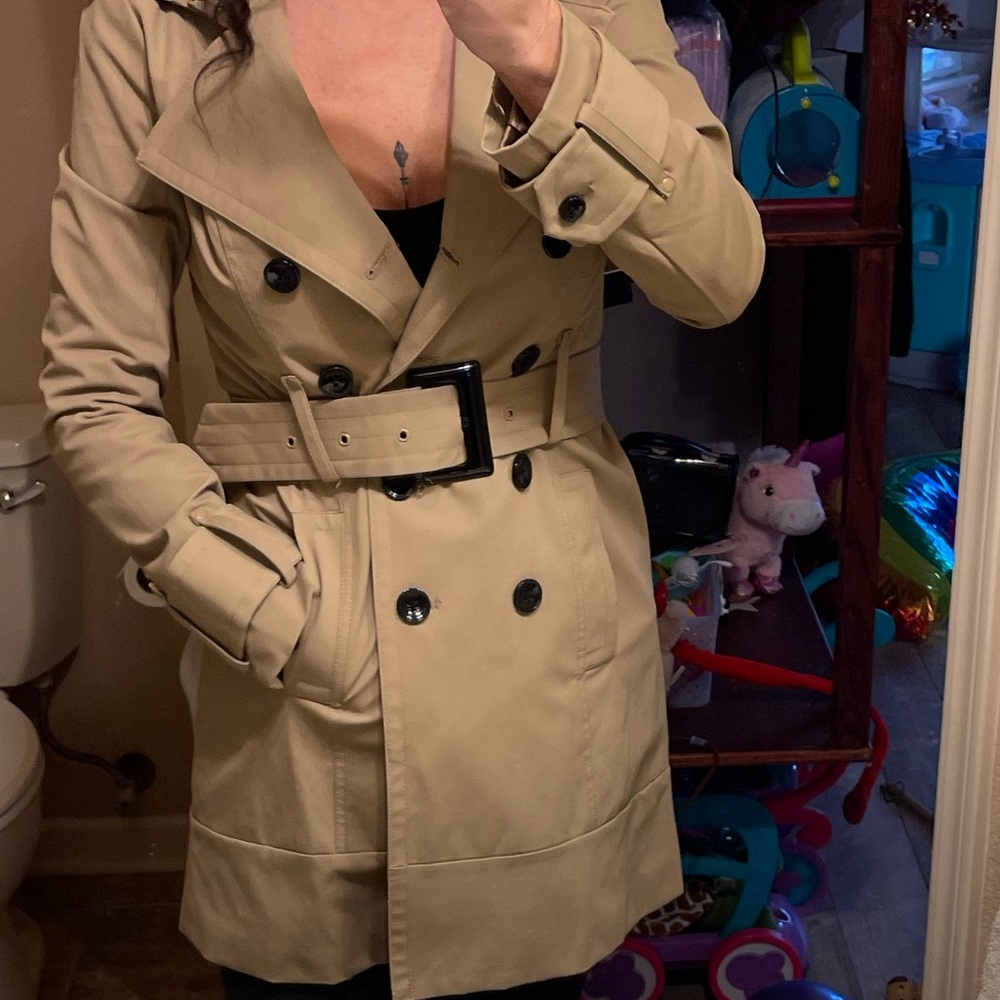 New York Company khaki trench like new - Picture 10 of 11